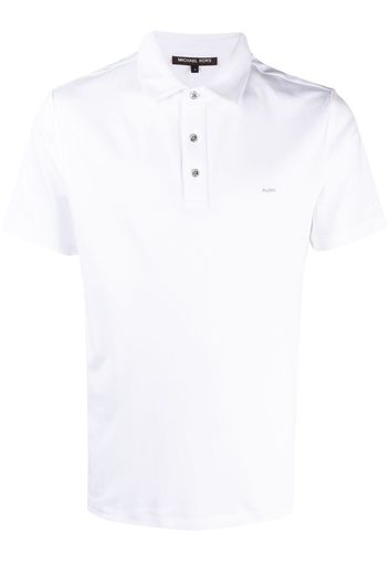 Michael Kors Collection Poloshirt mit Logo-Stickerei - Weiß