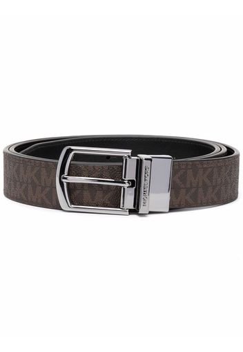 Michael Kors monogram print belt - Braun