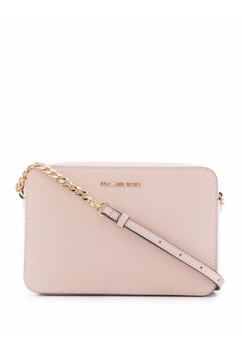 Michael Kors Collection large Jet Set leather crossbody bag - Rosa