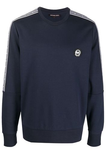 Michael Kors Sweatshirt mit Logo-Patch - Blau