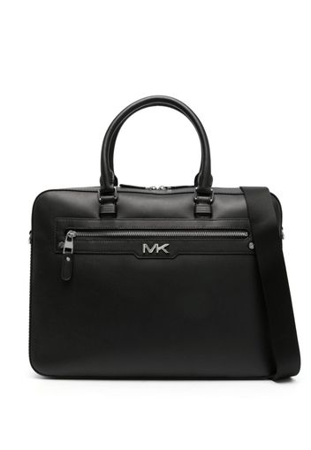 Michael Kors Collection Hudson leather briefcase - Schwarz