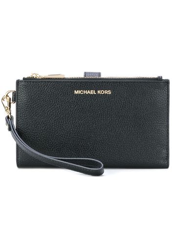 Michael Michael Kors Clutch aus Kalbsleder - Schwarz