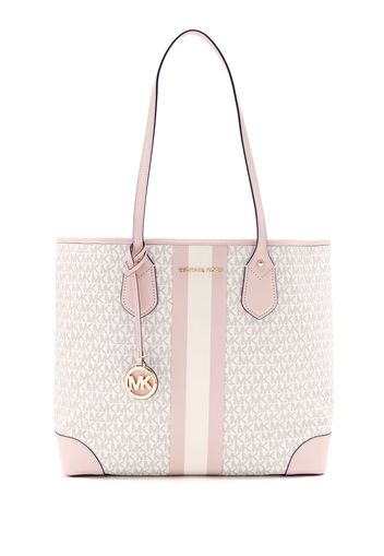 Michael Michael Kors 'Eva' Shopper mit Monogrammmuster - Nude