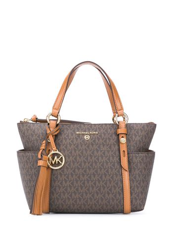 Michael Michael Kors Shopper mit kleinem Logo - Braun