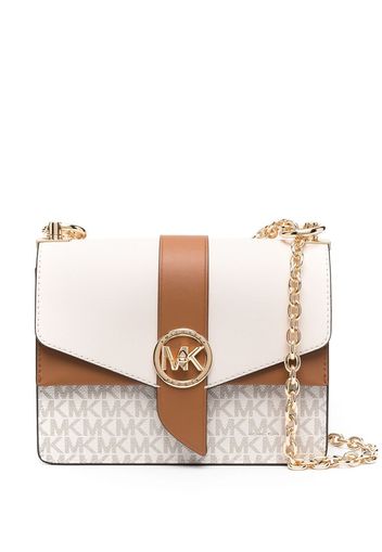 Michael Michael Kors Greenwich Schultertasche - Nude