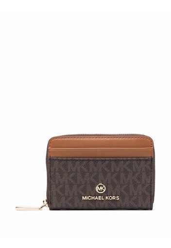 Michael Michael Kors Kleines Jet-Set Portemonnaie - Braun