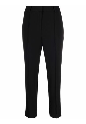 Michael Michael Kors Plissierte Cropped-Hose - Schwarz