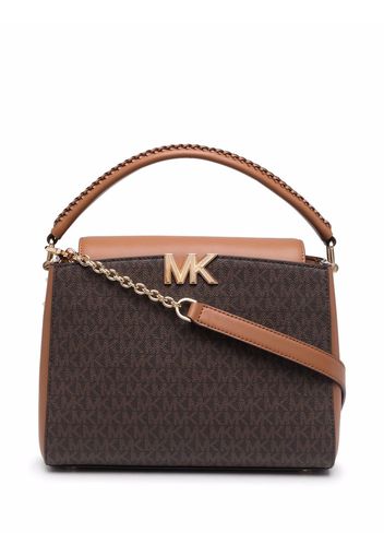 Michael Michael Kors Karlie medium logo satchel - Braun