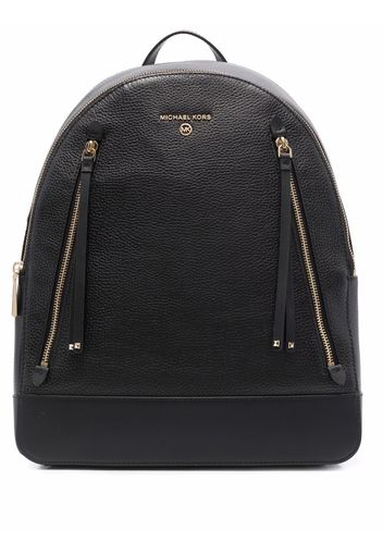 Michael Michael Kors Brooklyn large faux leather backpack - Schwarz