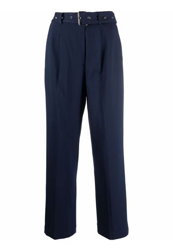 Michael Michael Kors high-waisted straight leg trousers - Blau