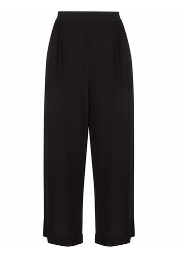 Michael Michael Kors cropped wide-leg trousers - Schwarz