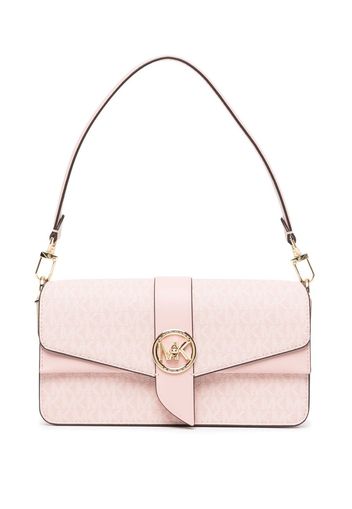 Michael Michael Kors Greenwich leather shoulder bag - Rosa