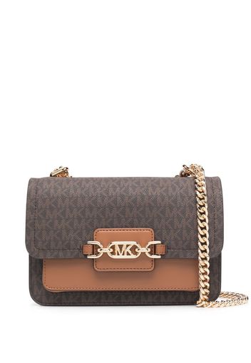 Michael Michael Kors Schultertasche mit Logo-Print - Braun