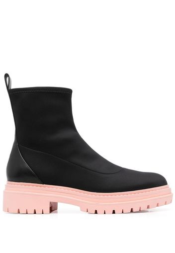 Michael Michael Kors Comet ridged-rubber sole boots - Schwarz