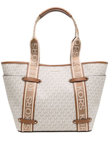 Michael Michael Kors Maeve logo-strap tote bag - Braun