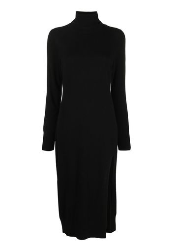 MICHAEL MICHAEL KORS roll-neck knitted dress - Schwarz