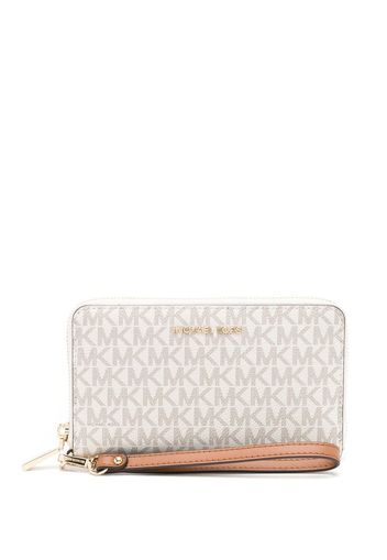 Michael Michael Kors logo-monogram purse - Nude