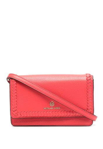 Michael Michael Kors Jet Set leather crossbody bag - Rosa