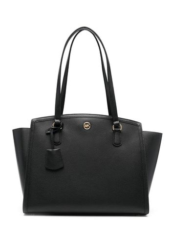 Michael Michael Kors Chantal large pebbled tote bag - Schwarz