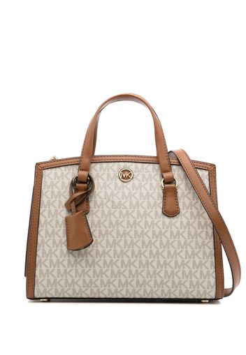 Michael Michael Kors Chantal monogram messenger bag - Braun