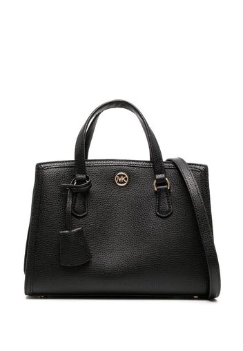 Michael Michael Kors Chantal small leather messenger bag - Schwarz