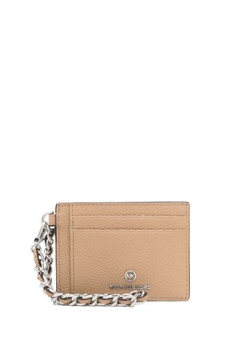 Michael Michael Kors small chain card holder - Nude