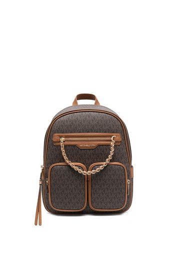 Michael Michael Kors MD monogram-print backpack - Braun