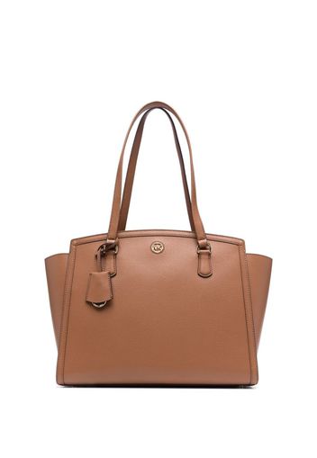 Michael Michael Kors Chantal Large pebbled tote bag - Braun