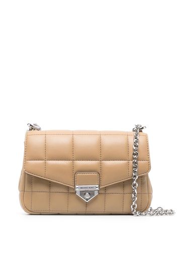 Michael Michael Kors leather quilted shoulder bag - Braun