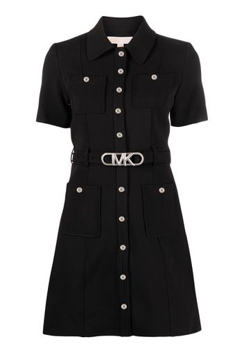 Michael Michael Kors belted shirt dress - Schwarz