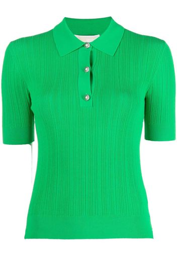 Michael Michael Kors textured button-placket polo shirt - Grün