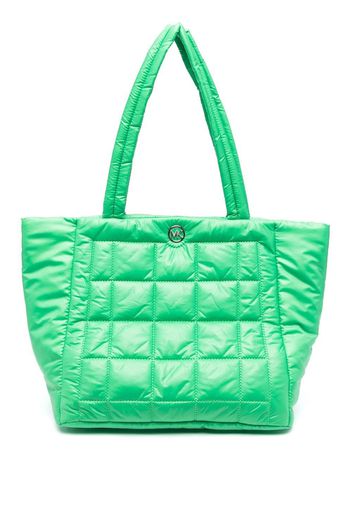 Michael Michael Kors Lilah large quilted tote bag - Grün