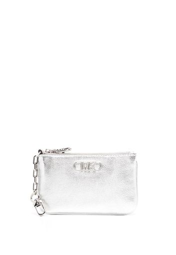 Michael Michael Kors logo-plaque wallet - Silber