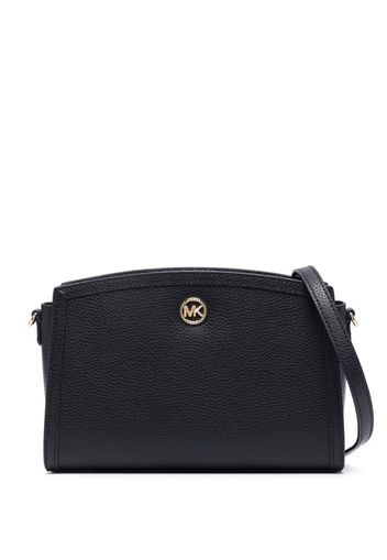 Michael Michael Kors logo plaque crossbody bag - Schwarz