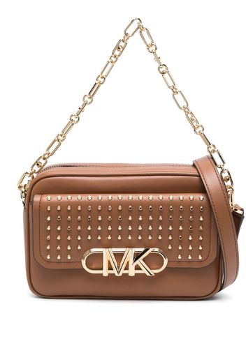 Michael Michael Kors Parker leather crossbody bag - Braun