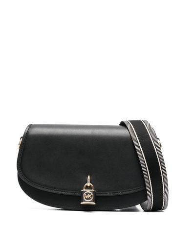 Michael Michael Kors padlock-detail shoulder bag - Schwarz