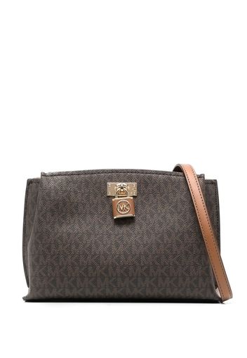 Michael Michael Kors logo-print cross body bag - Braun