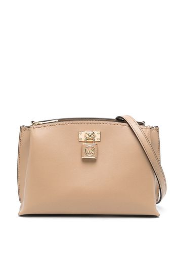 Michael Michael Kors leather crossbody bag - Braun