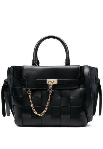 Michael Michael Kors interwoven leather tote bag - Schwarz