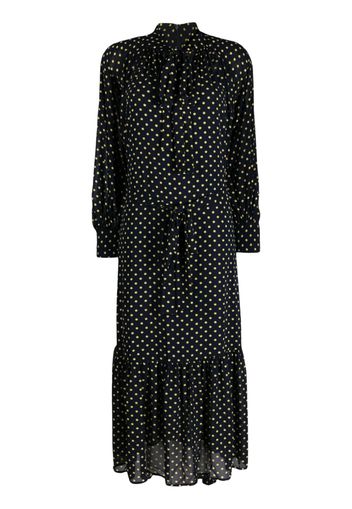 Michael Michael Kors polka-dot-print dress - Blau