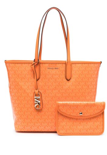 Michael Michael Kors logo-print canvas tote bag - Orange