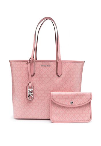 Michael Michael Kors Eliza monogram-jacquard tote bag - Rosa