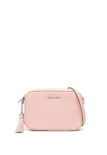 Michael Michael Kors logo-lettering leather crossbody bag - Rosa