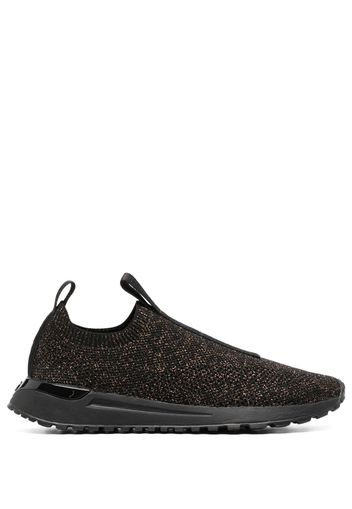 Michael Michael Kors Bodie glitter slip-on sneakers - Schwarz