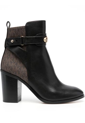 Michael Michael Kors Darcy 90mm monogram-print boots - Schwarz