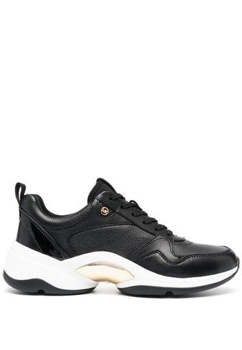 Michael Michael Kors Orion chunky-sole leather sneakers - Schwarz