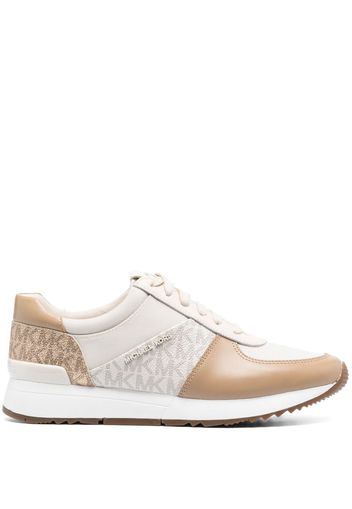 Michael Michael Kors Allie low-top leather sneakers - Nude