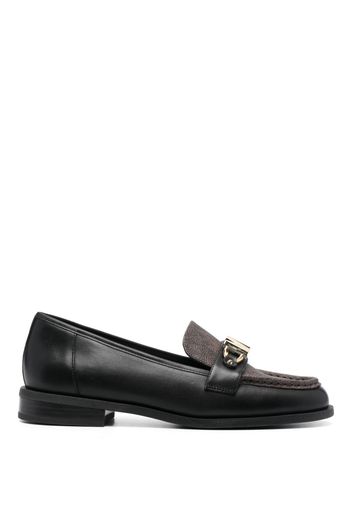 Michael Michael Kors Tiegan monogram-patterned loafers - Schwarz