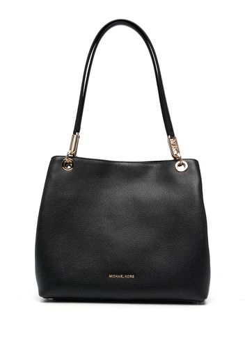 Michael Michael Kors Kensington logo-plaque leather tote bag - Schwarz