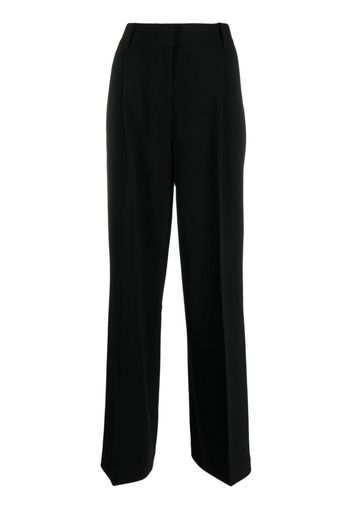 Michael Michael Kors high-waisted tailored-cut trousers - Schwarz